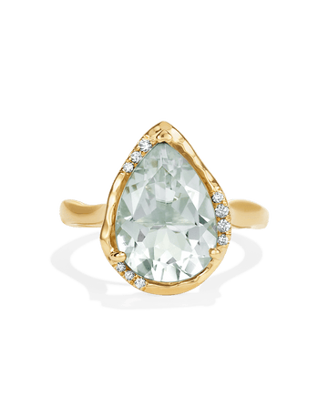 Azure Goddess Ring