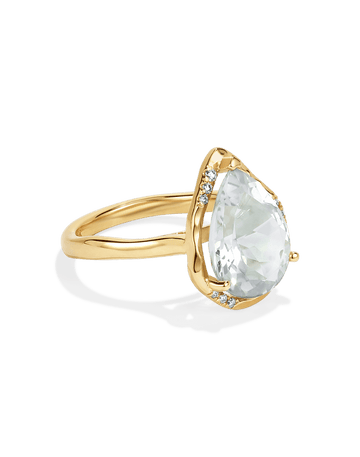 Azure Goddess Ring