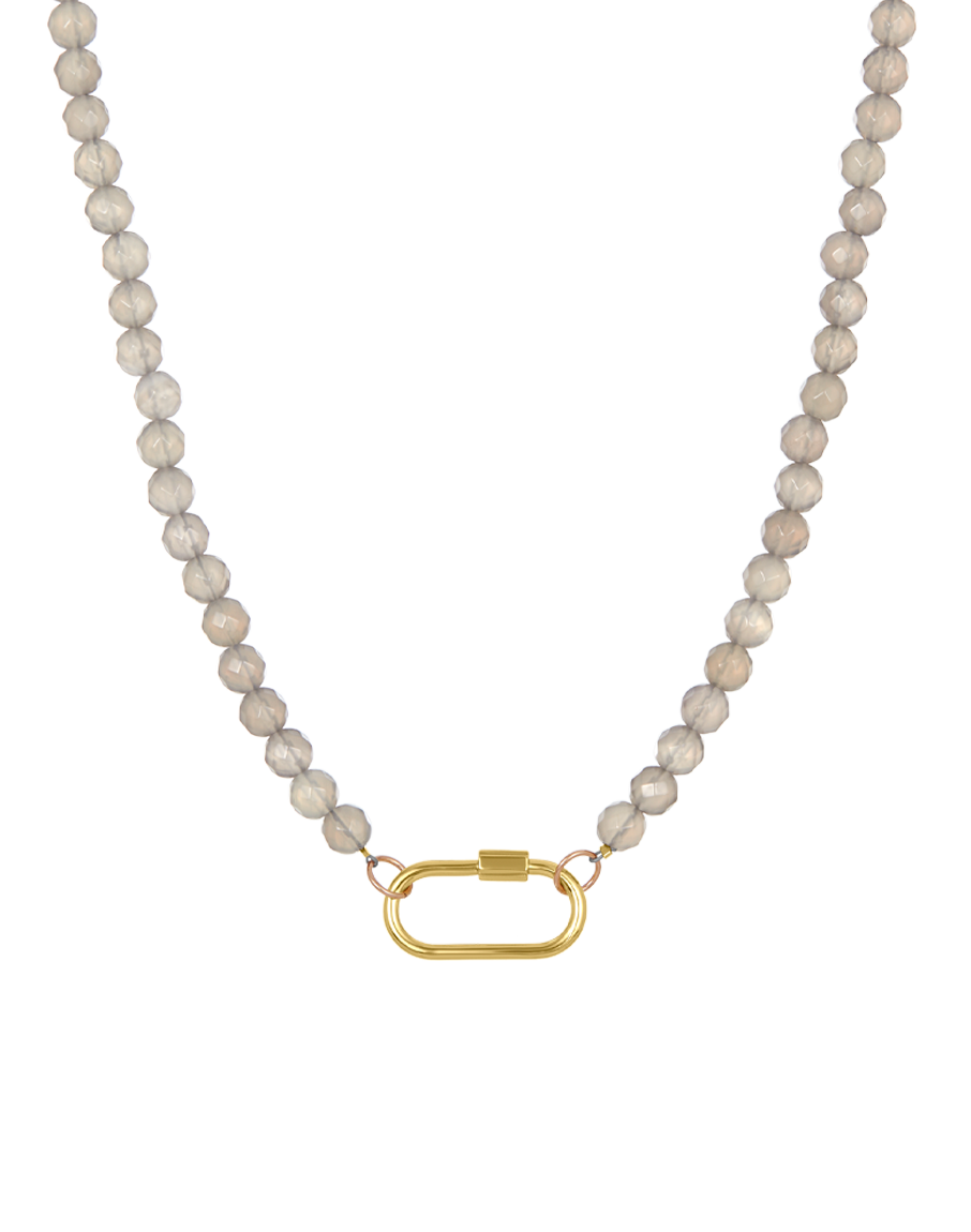 Beaded Lock Necklace