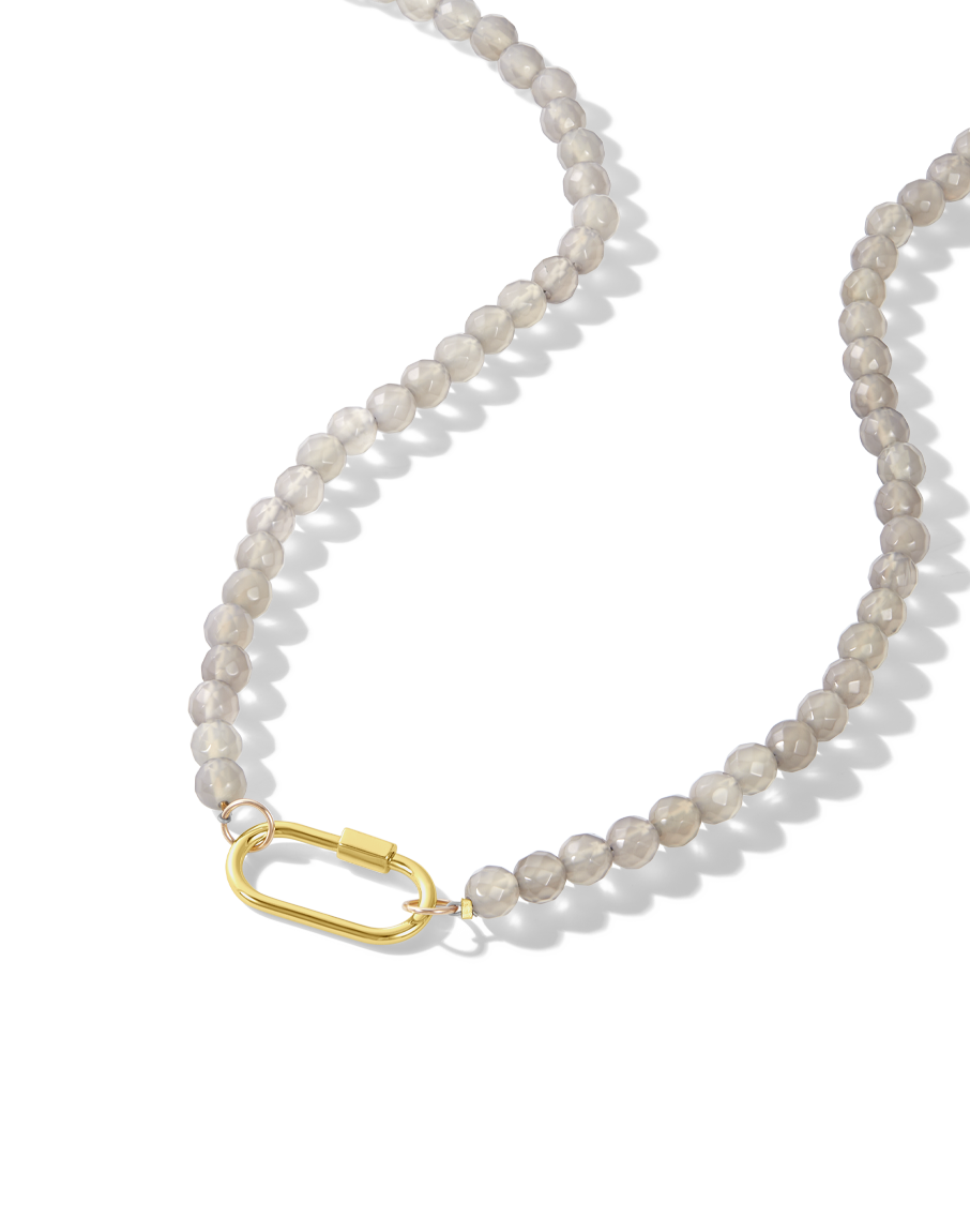 Beaded Lock Necklace