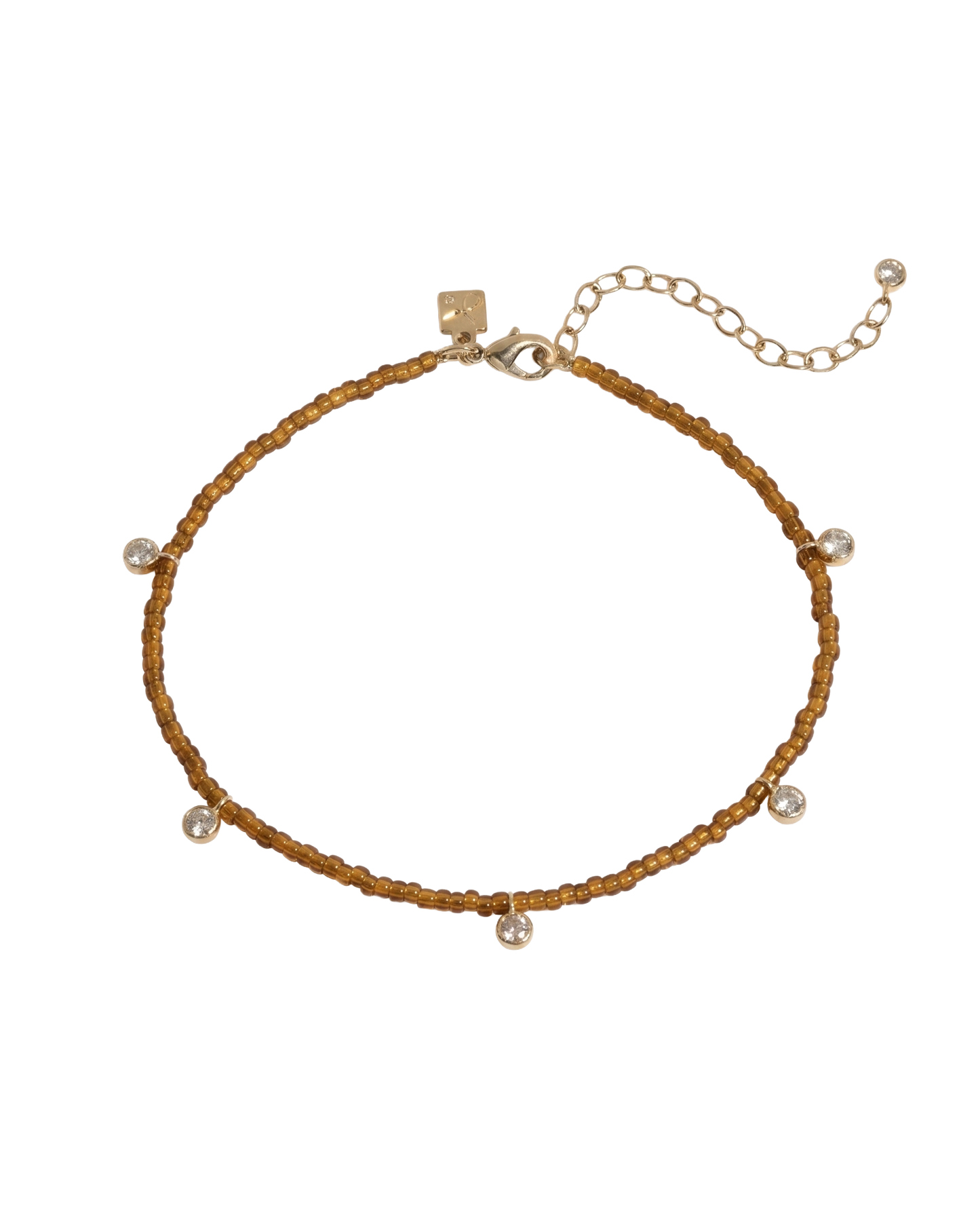 Crystal Beaded Anklet