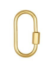 Oval Charm Lock