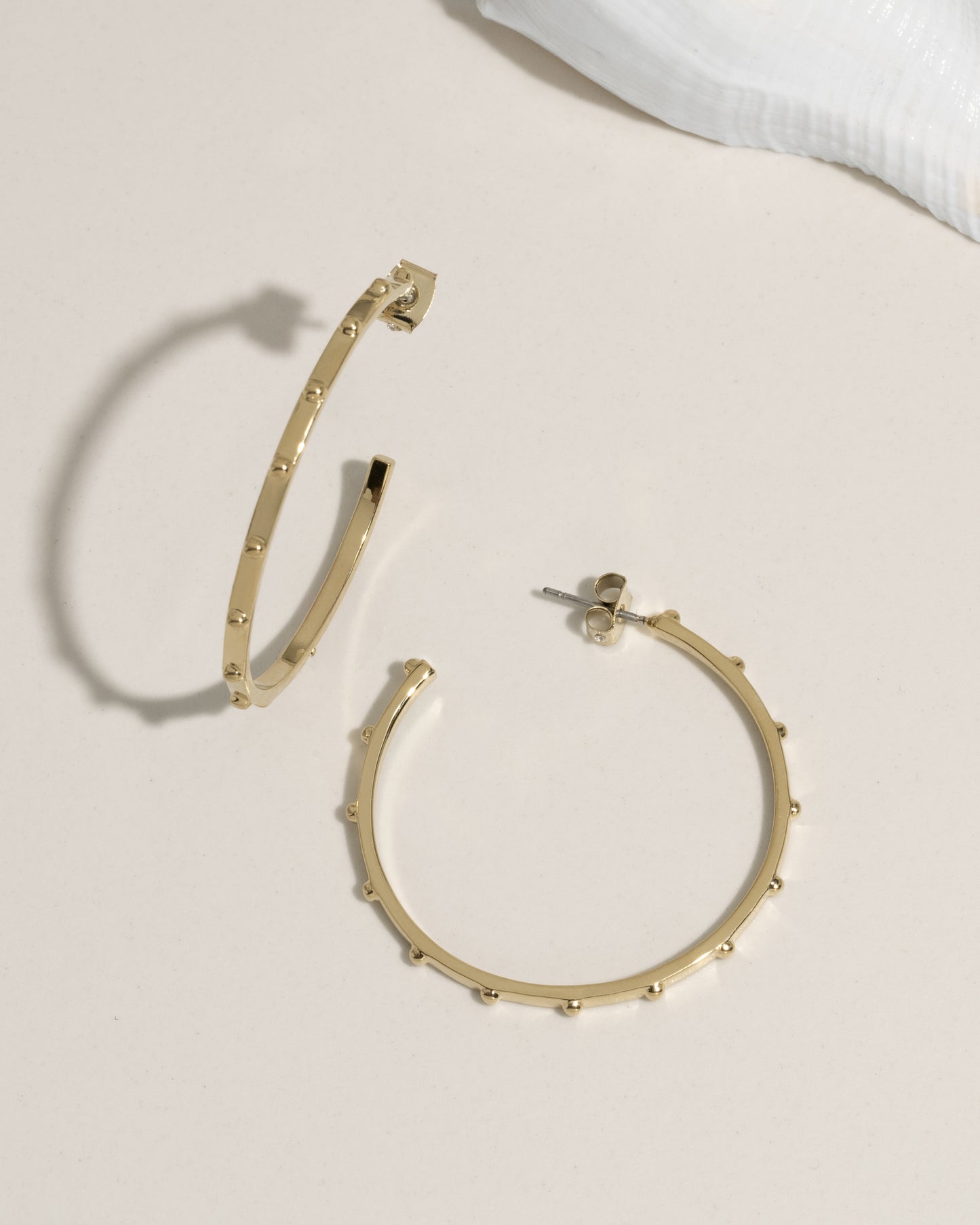 Beaded Hoops