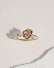 Watermelon Tourmaline Ring
