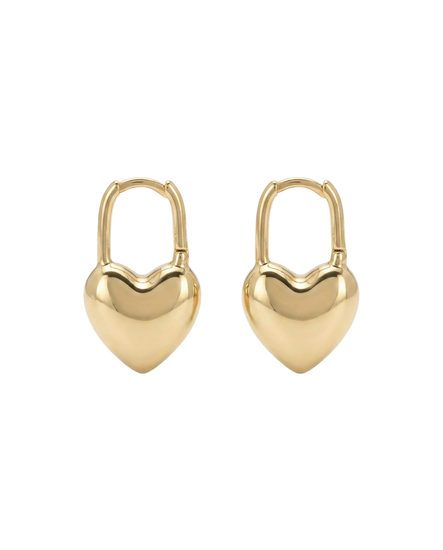 Heart Lock Earrings