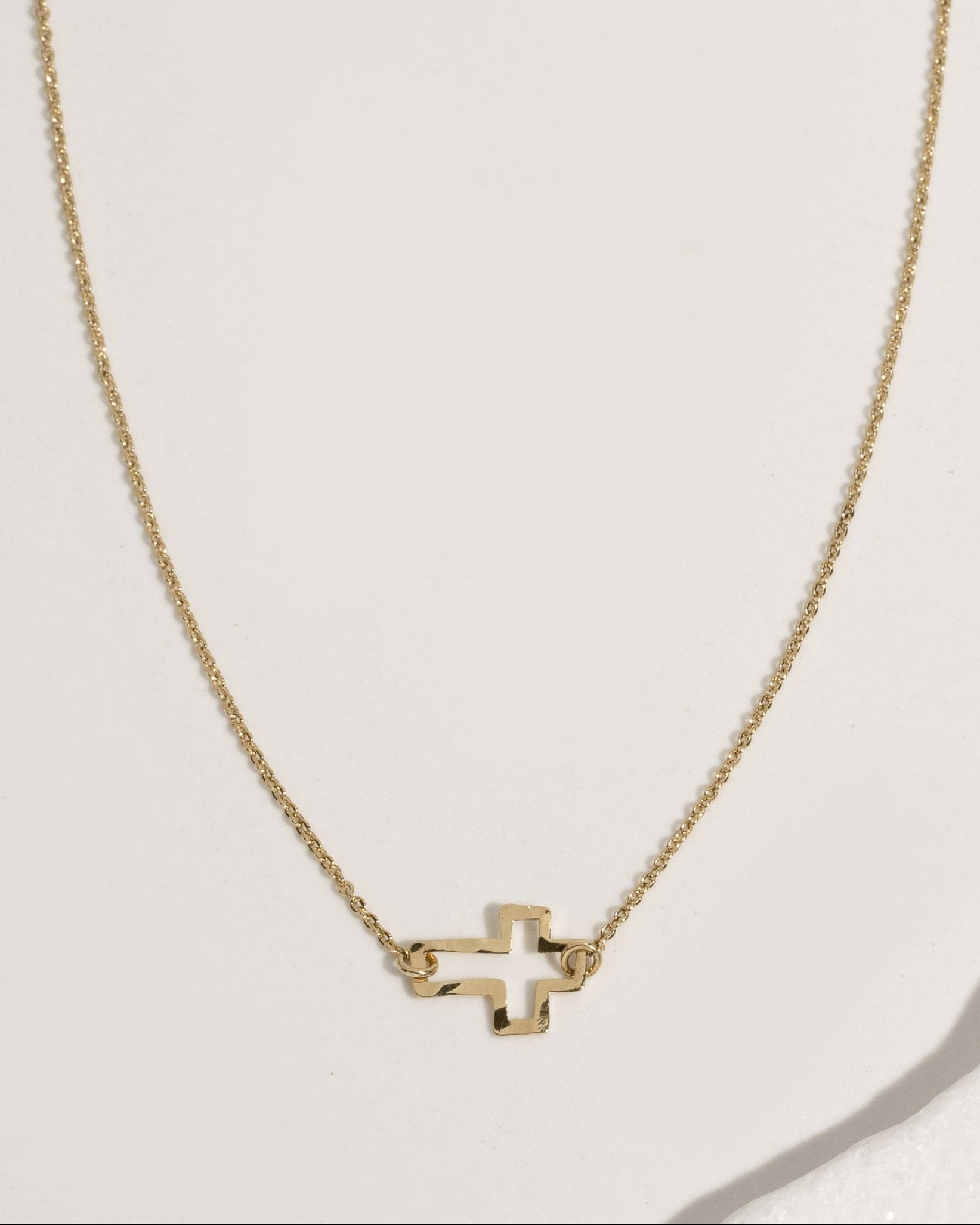 Itty Bitty Cross Necklace – James Michelle
