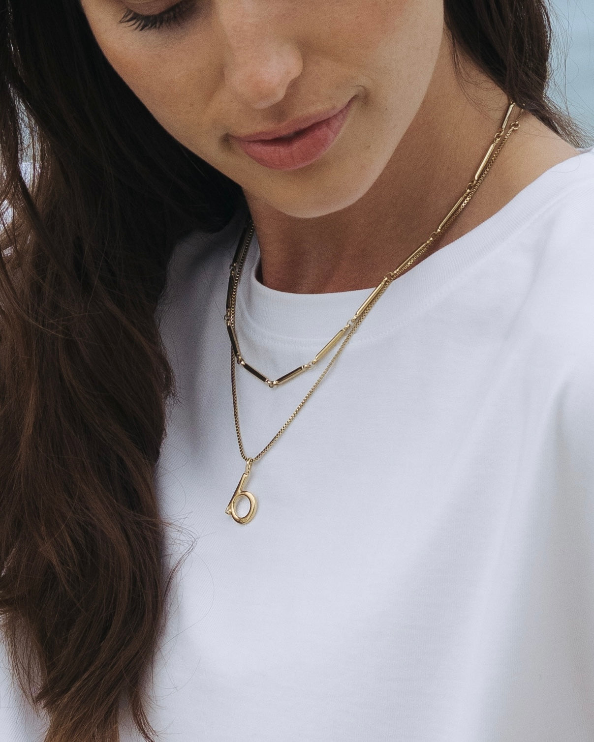 Crystal Letter Necklace