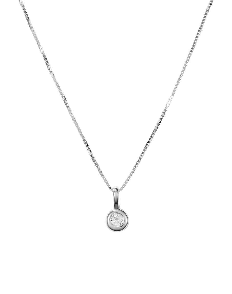 Mini Diamond Drop Necklace