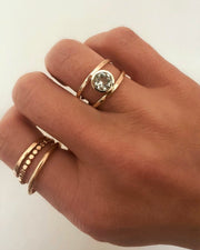 Solid Gold Celeste Ring