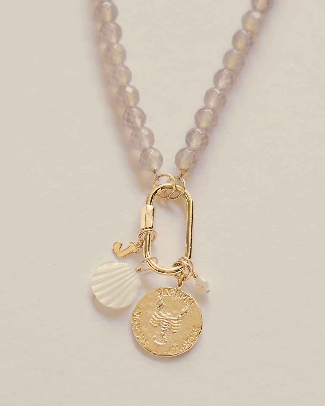 Beaded Lock Necklace