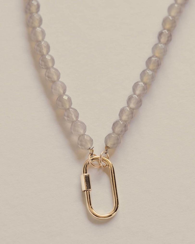 Beaded Lock Necklace