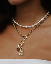 Lariat Charm Necklace