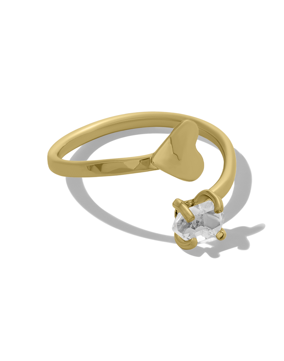 Herkimer Heart Ring