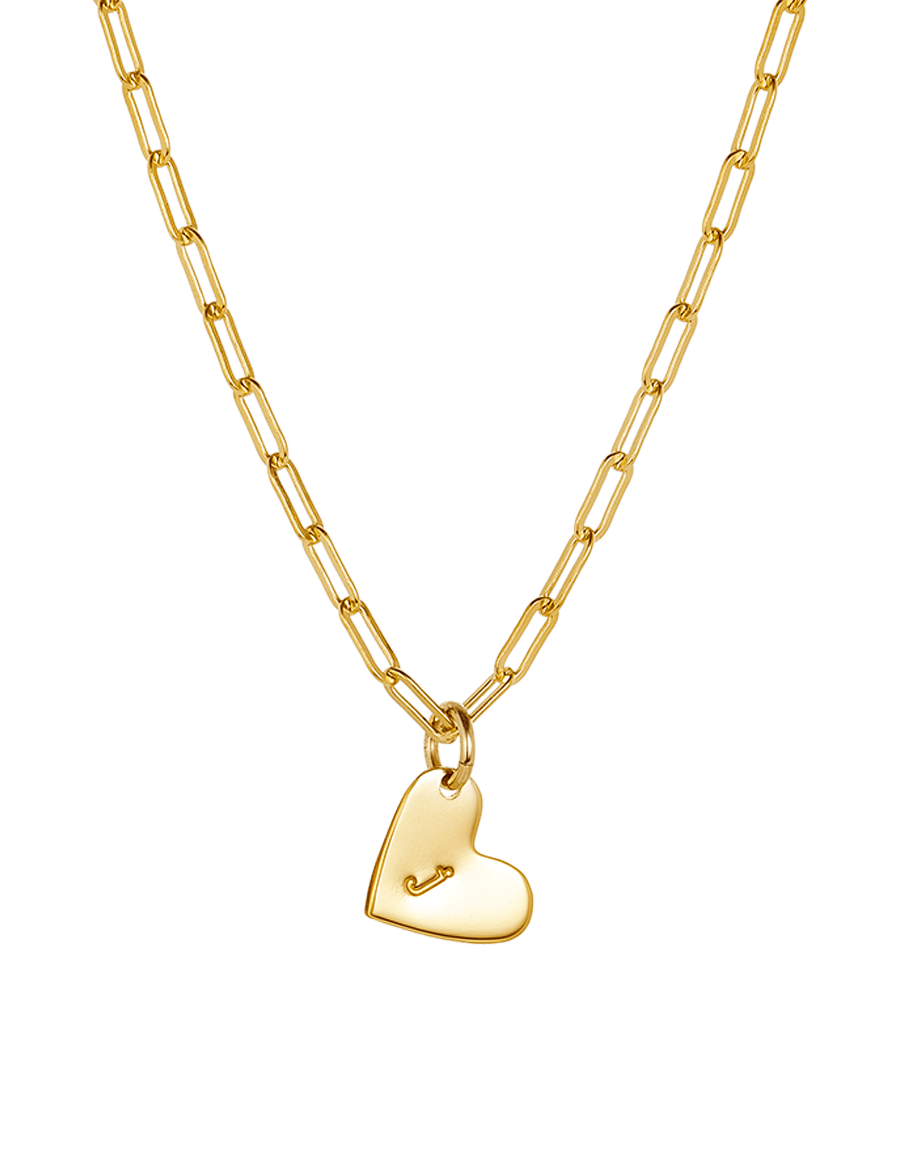 Initial Heart Necklace