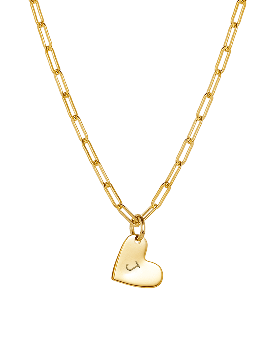 Initial Heart Necklace