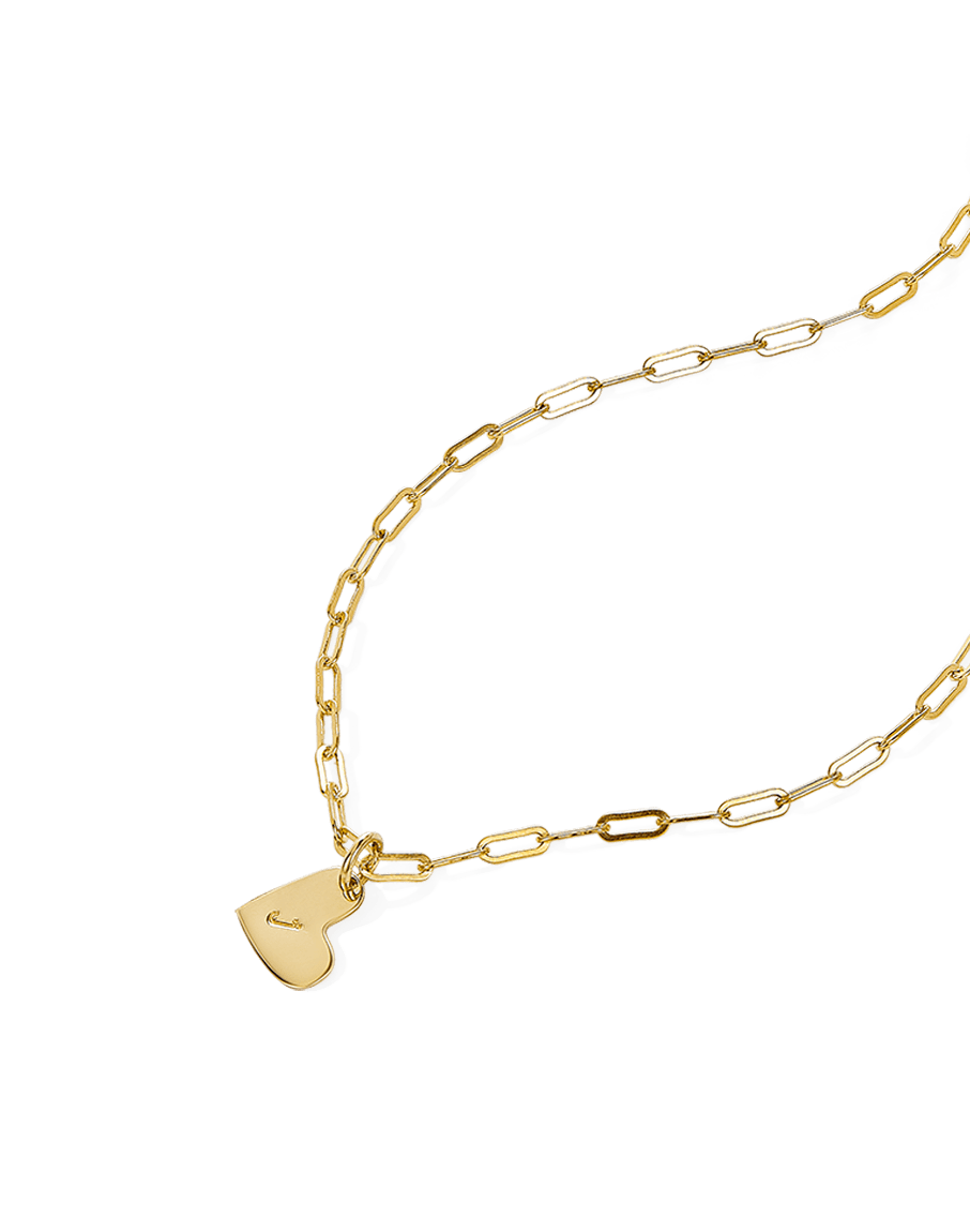 Initial Heart Necklace