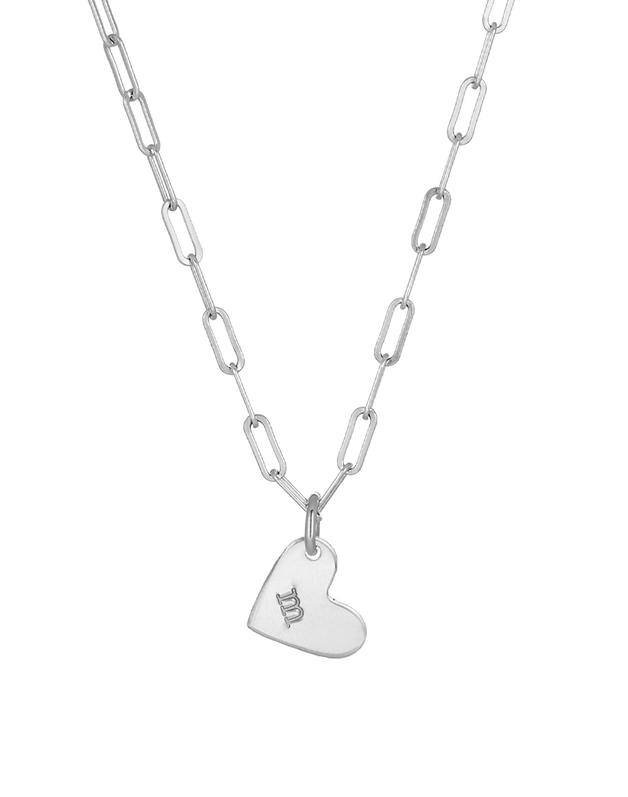Initial Heart Necklace