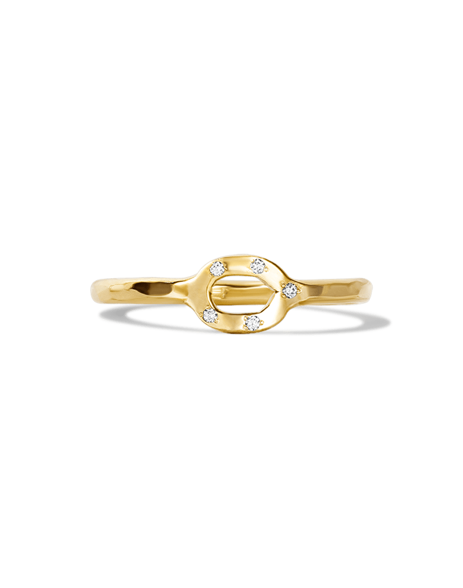 Mini Oval Diamond Band