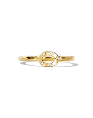 Mini Oval Diamond Band