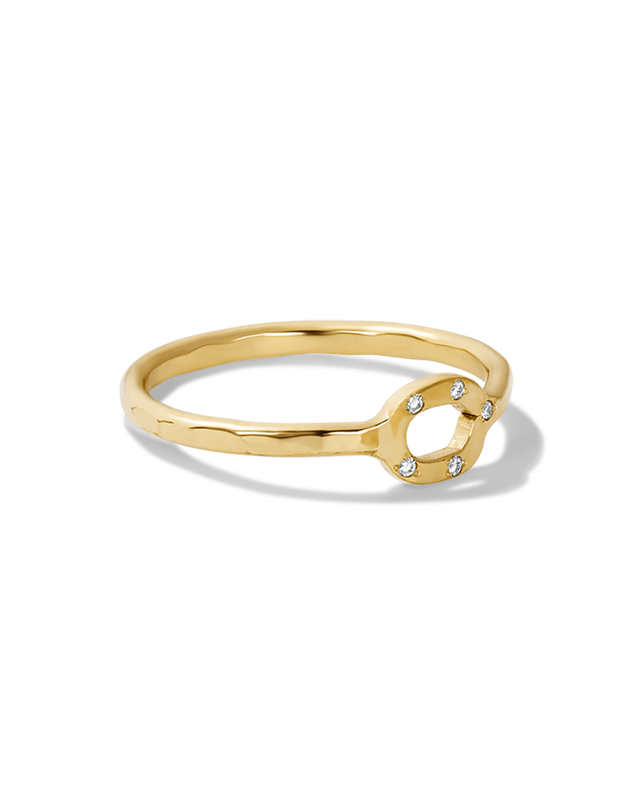 Mini Oval Diamond Band