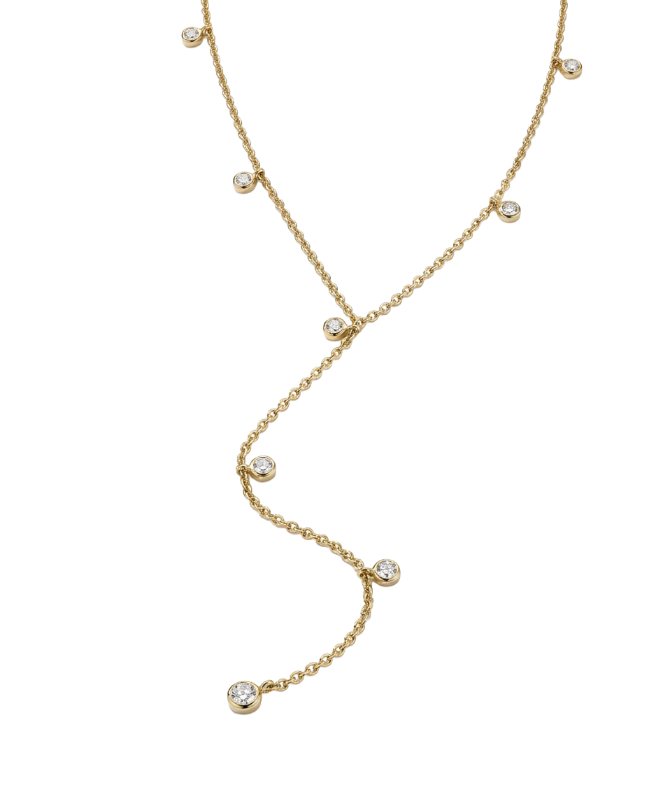 Crystal Lariat Necklace