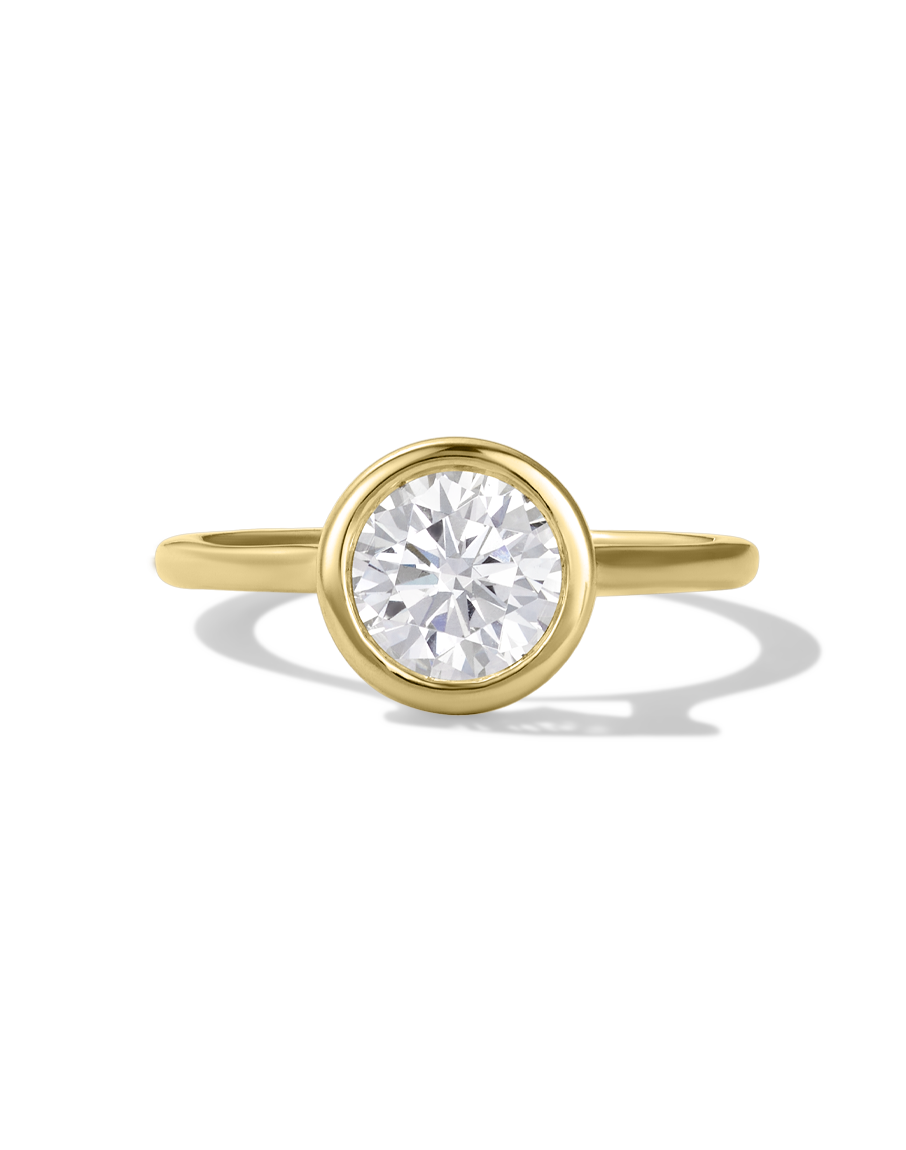 Round Bezel Diamond Ring