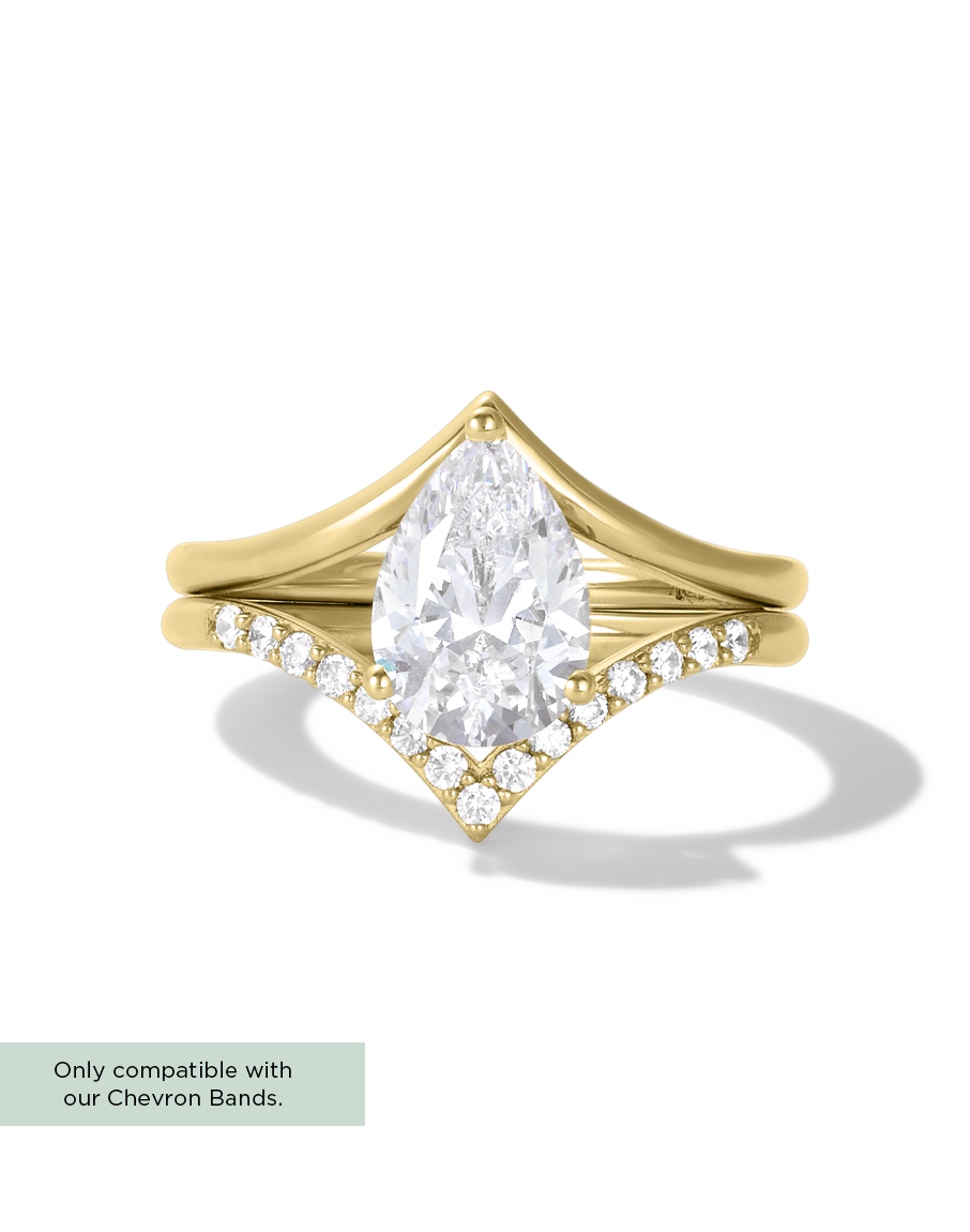 Pear Nesting Diamond Ring