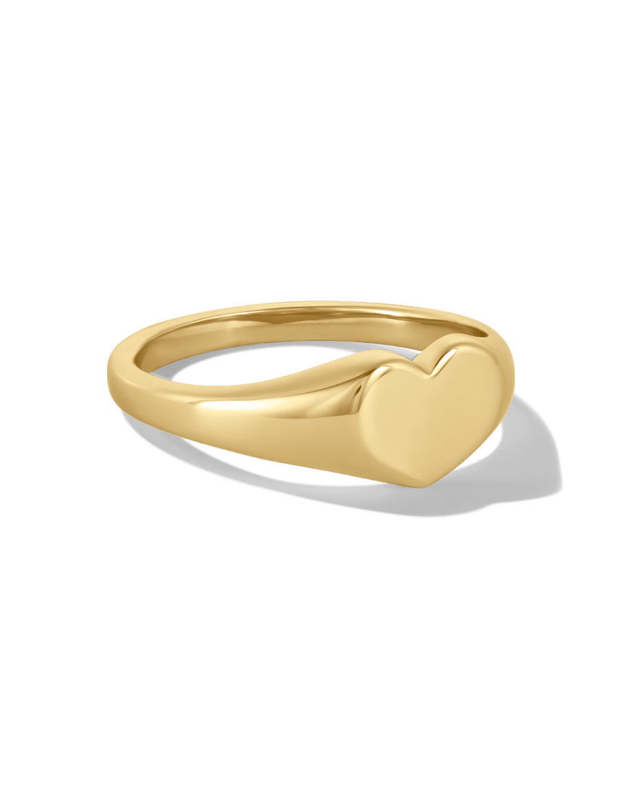 Signet Heart Ring