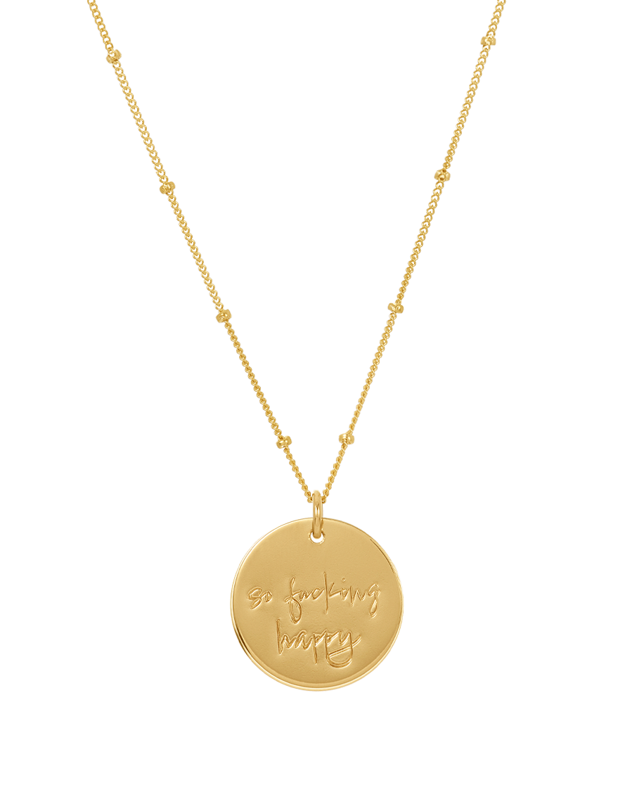 So F***ing Happy Necklace