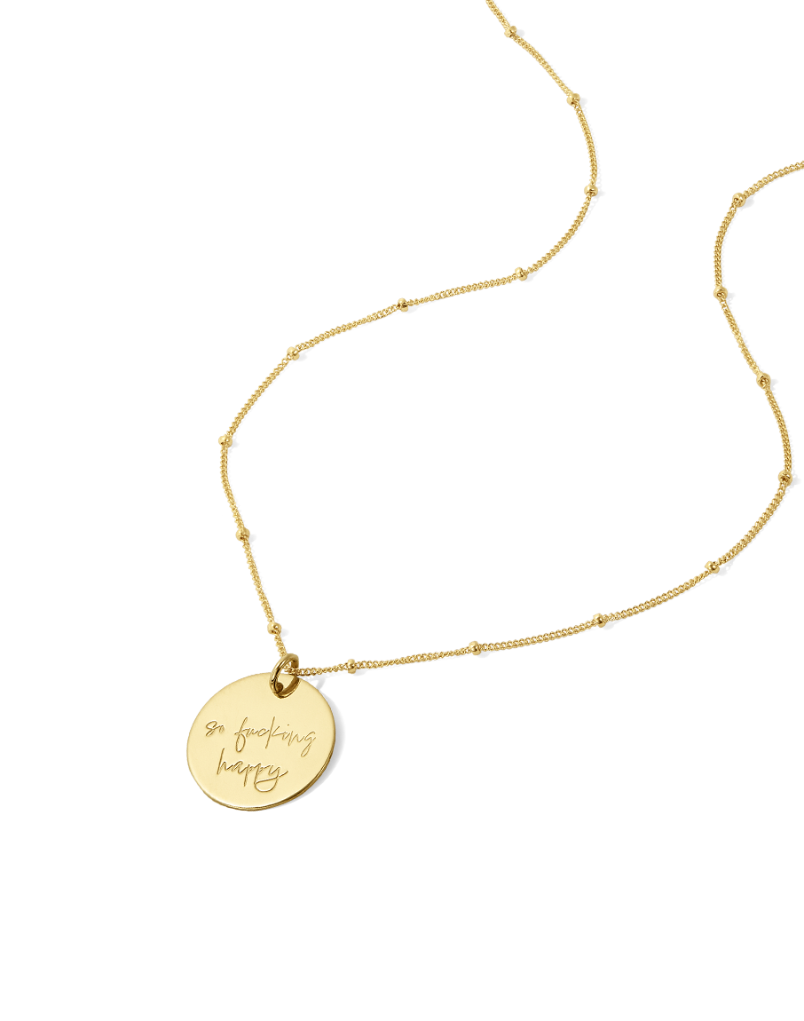 So F***ing Happy Necklace