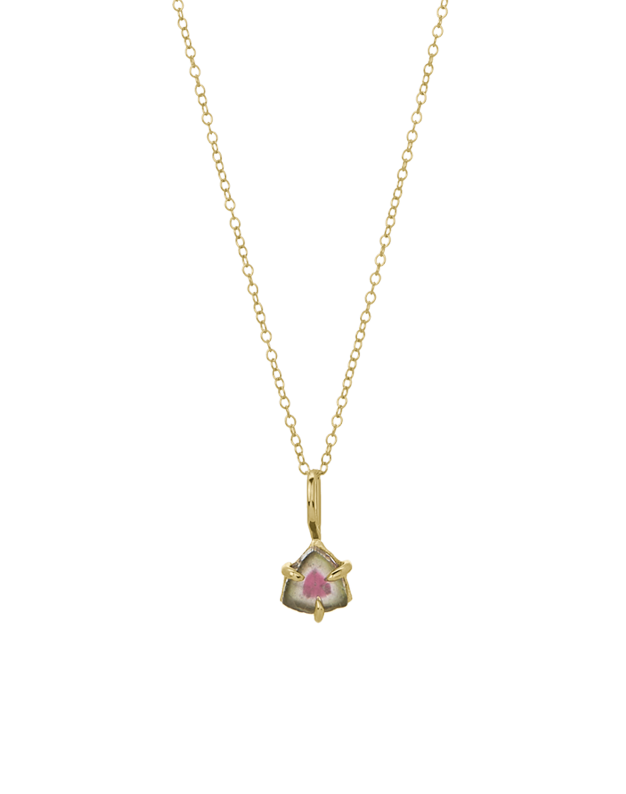 Watermelon Tourmaline Necklace