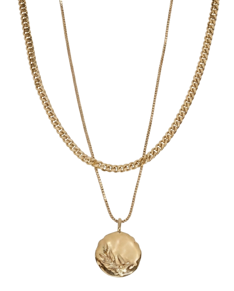 Olive Layered Necklace
