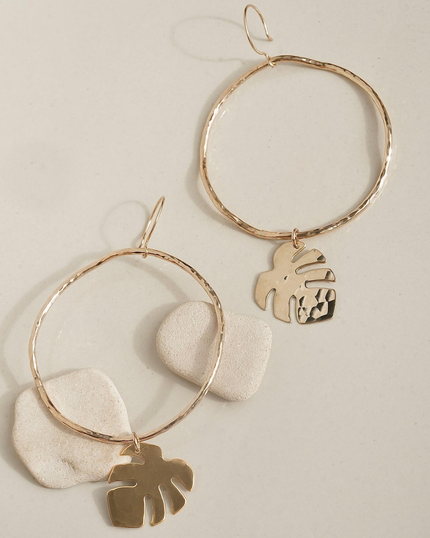 Tropical Leaf Earrings
