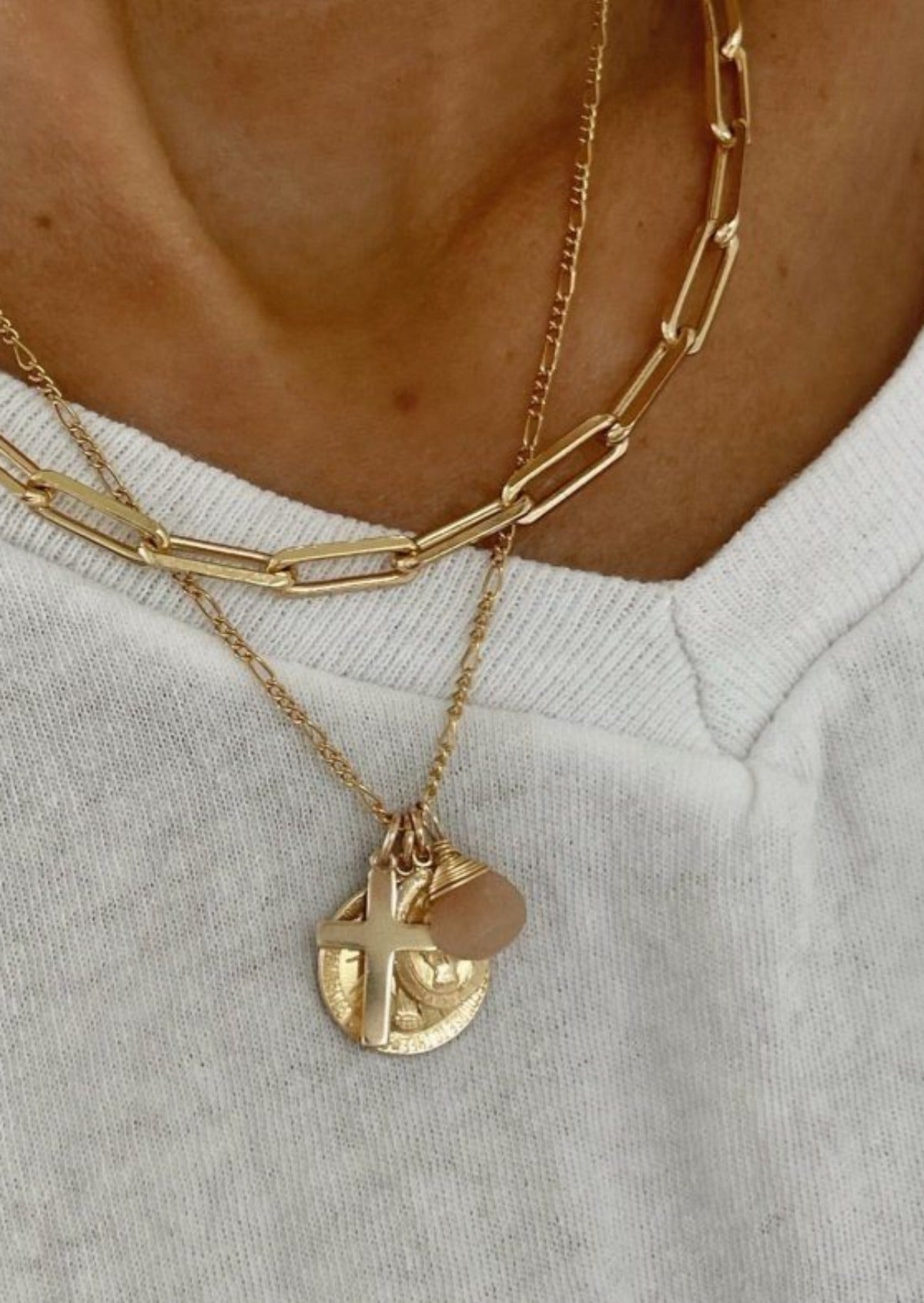 Faith No.3 With Peach Moonstone