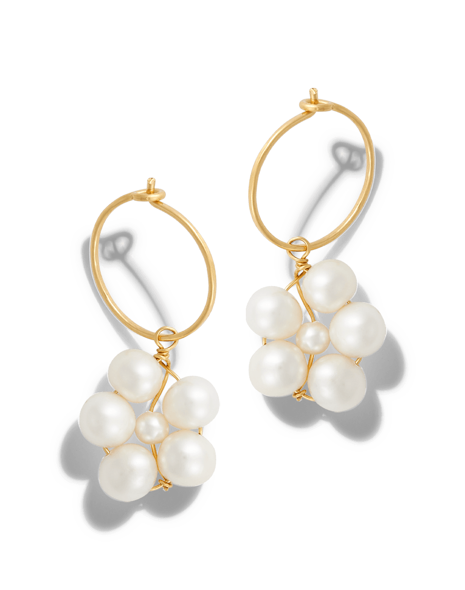 Pearl Daisy Earrings - James Michelle