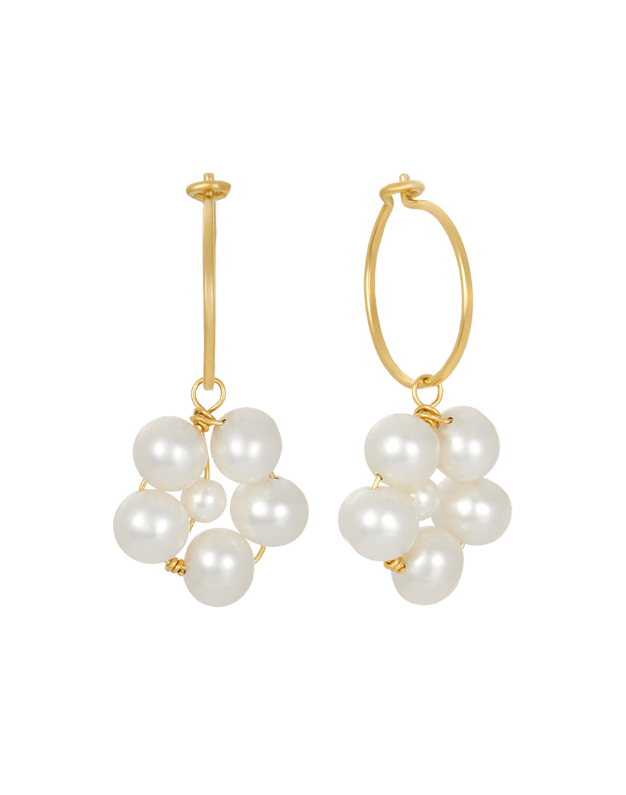 Pearl Daisy Earrings - James Michelle