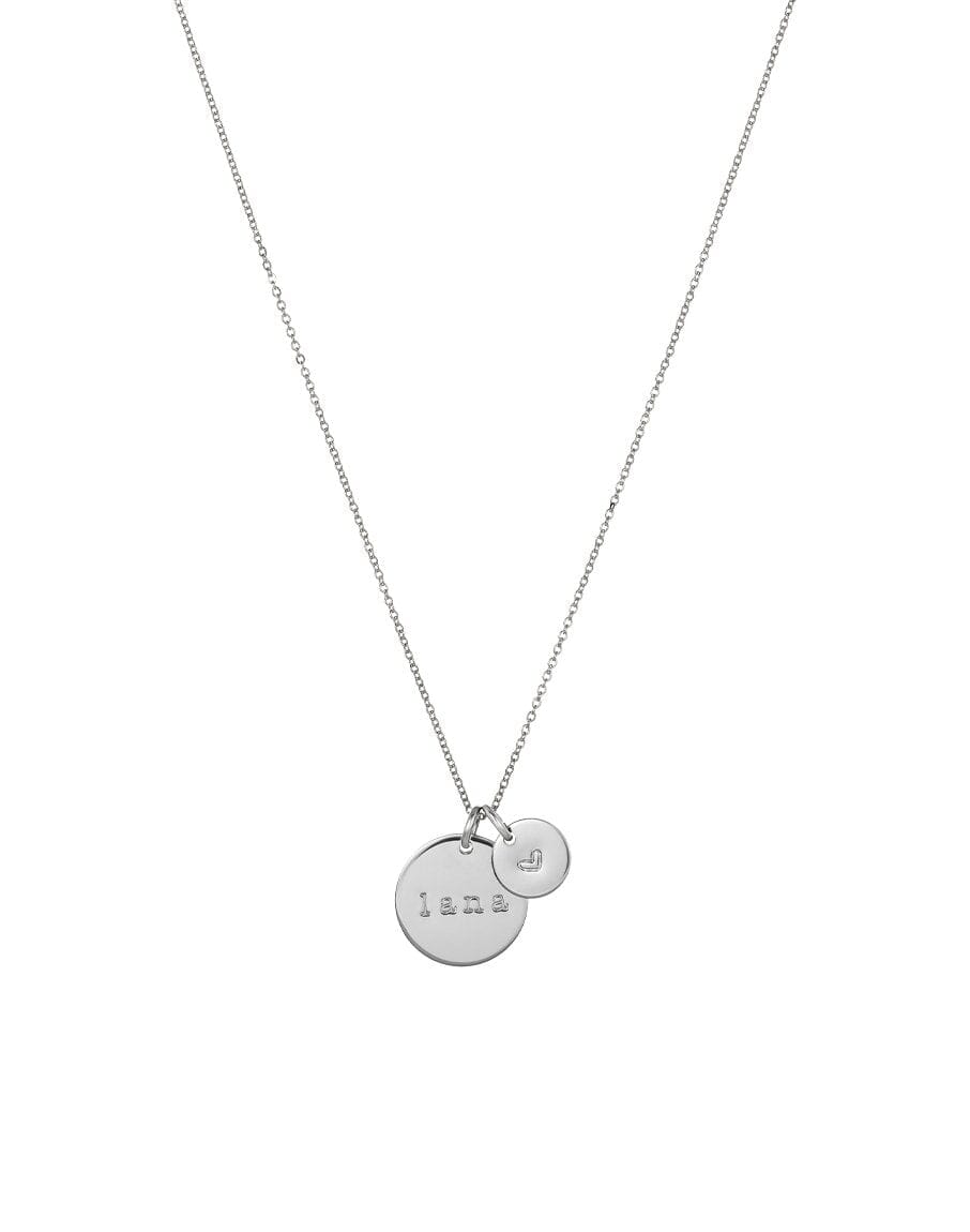 Two Disc Necklace