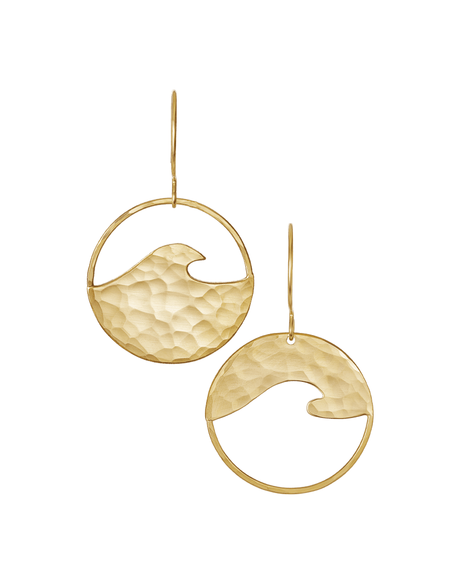 Yin Yang Wave Earrings