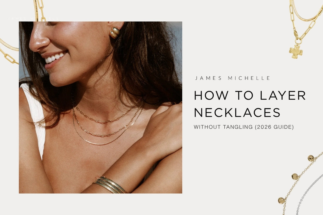 how to Layer Necklaces Without Tangling 