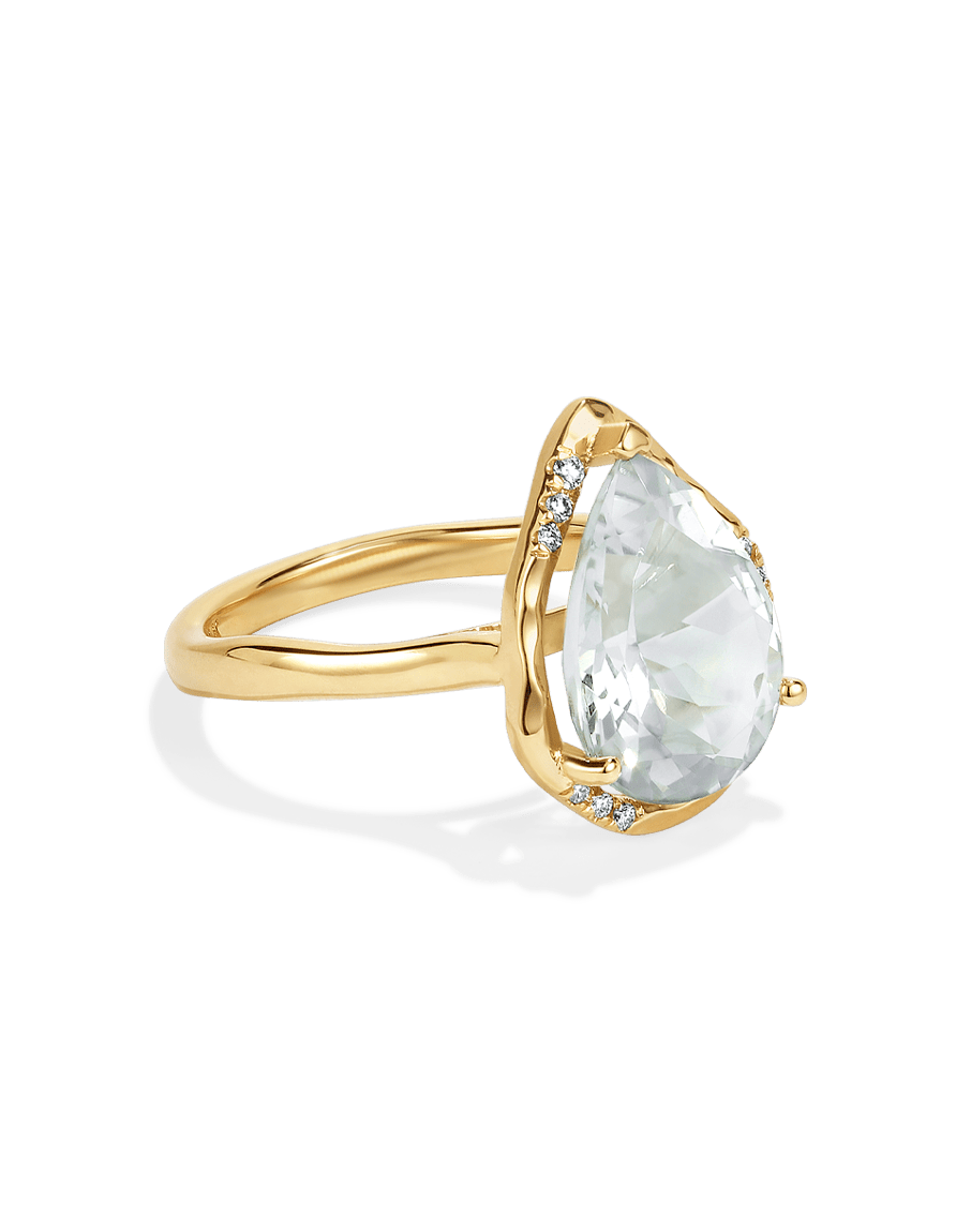 Azure Goddess Ring