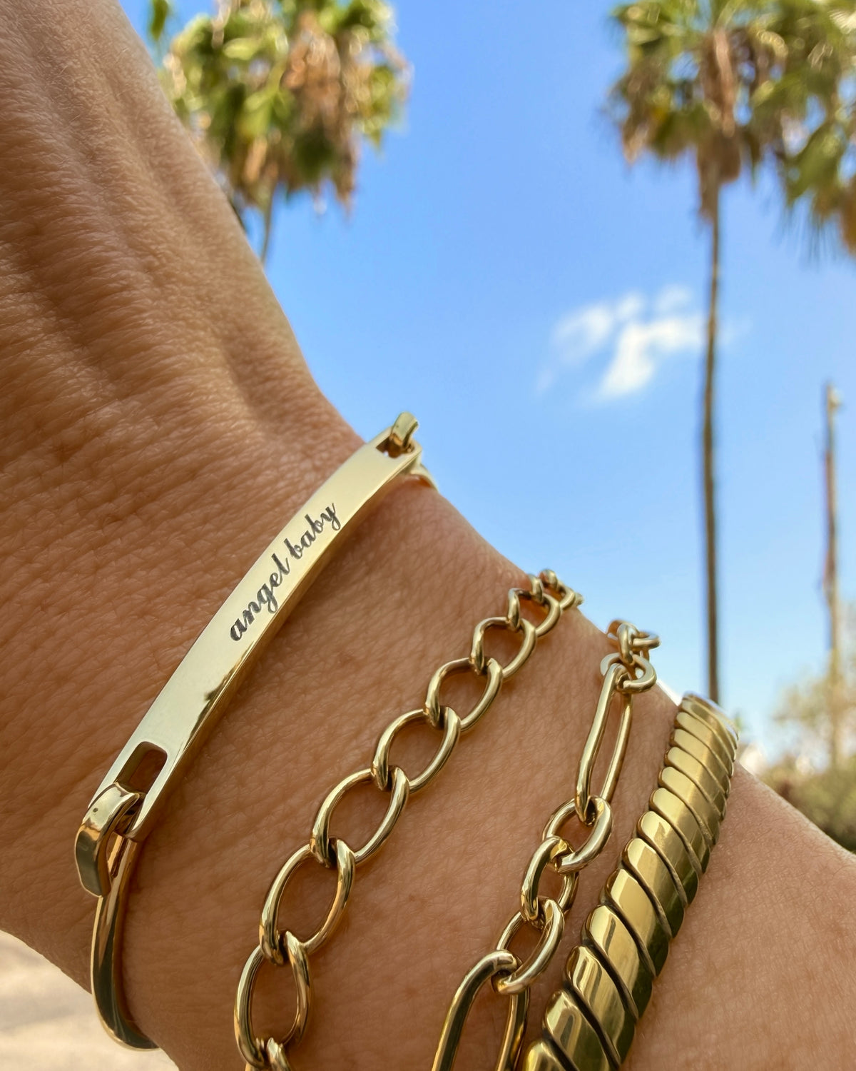 Bar Bangle Bracelet