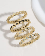 Gemstone Eternity Band