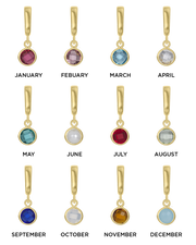 Bezel Birthstone Necklace