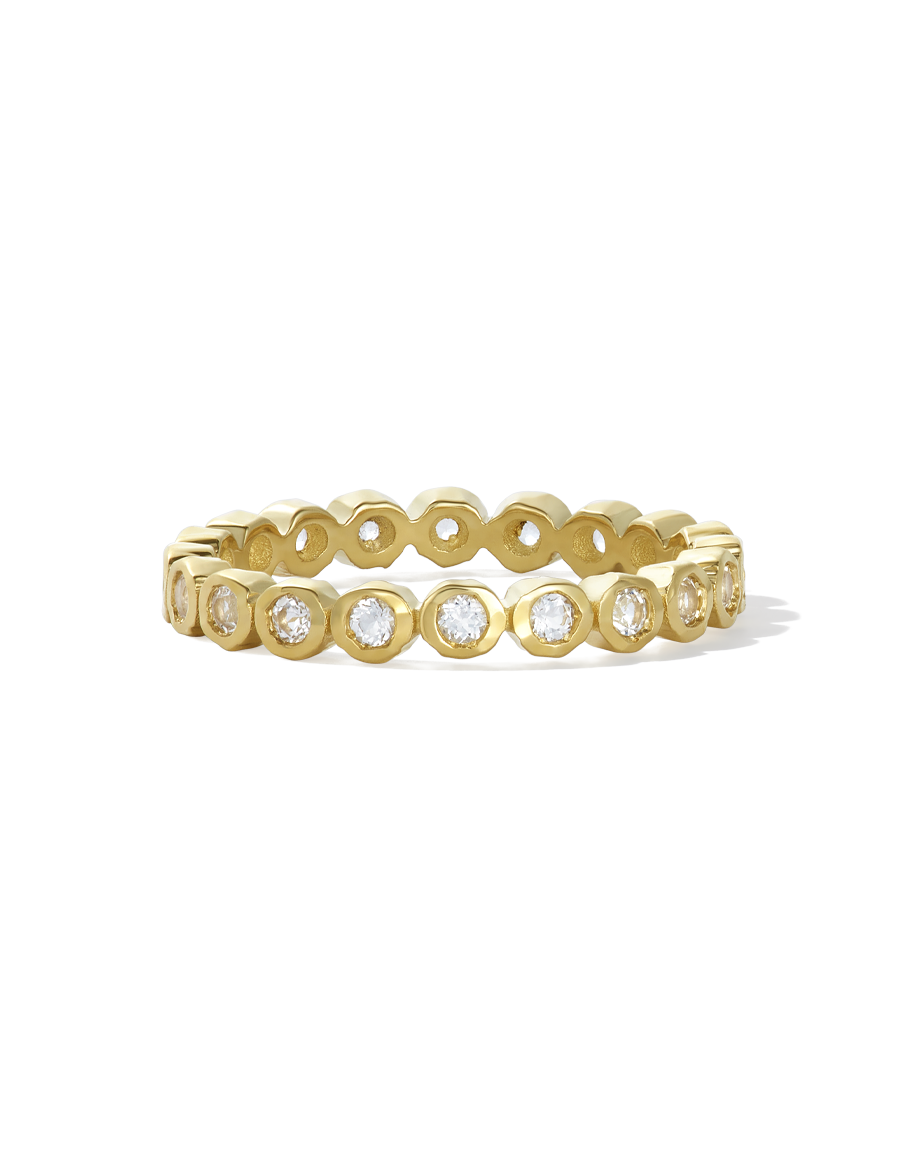 Gemstone Eternity Band