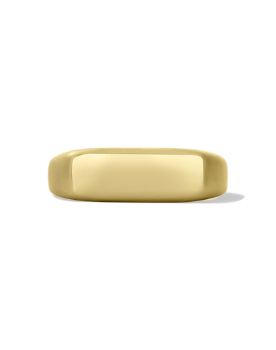 Block Ring Gold Block Waterproof Ring - Gold & Silver Statement – James Michelle