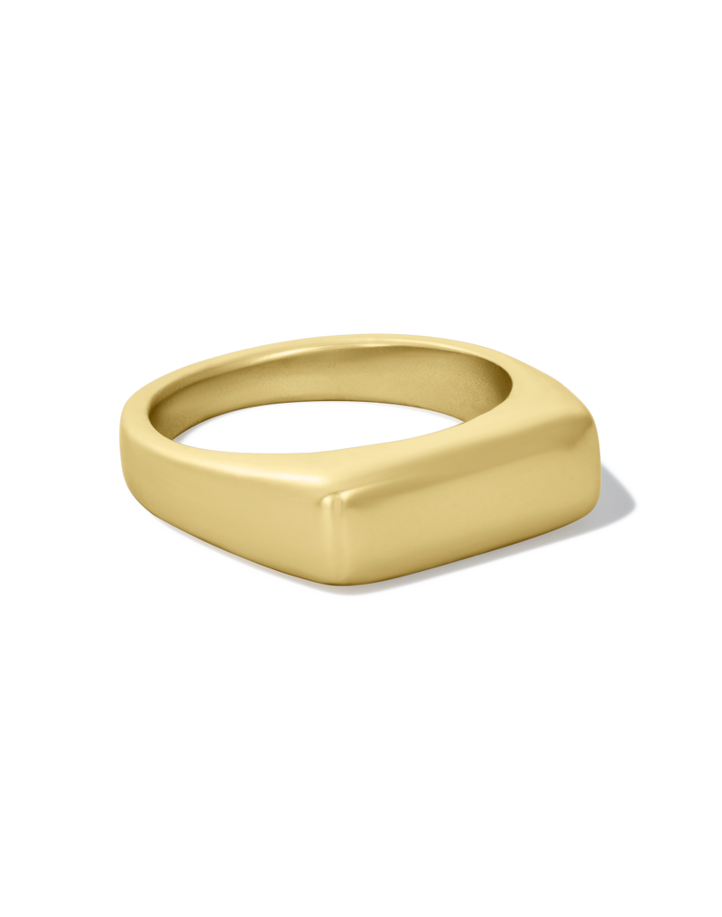 Block Waterproof Ring - Gold & Silver Statement – James Michelle