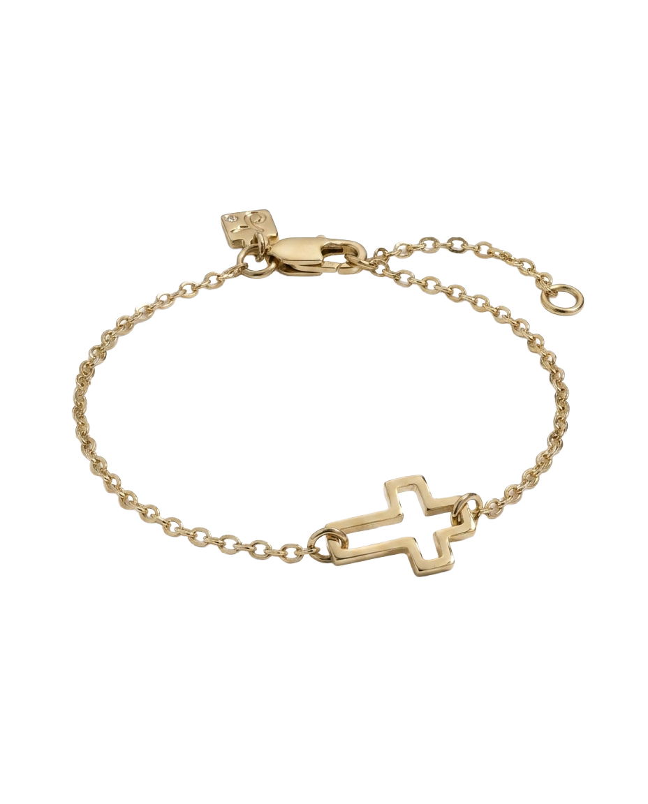 Itty Bitty Cross Bracelet