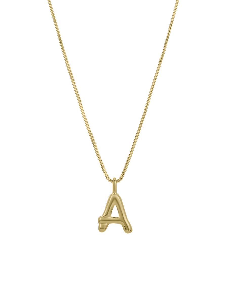 Bubble Letter Necklace