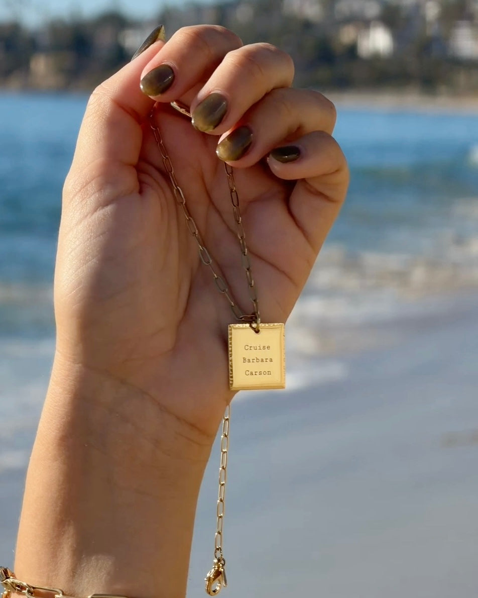 Custom Square Necklace – James Michelle