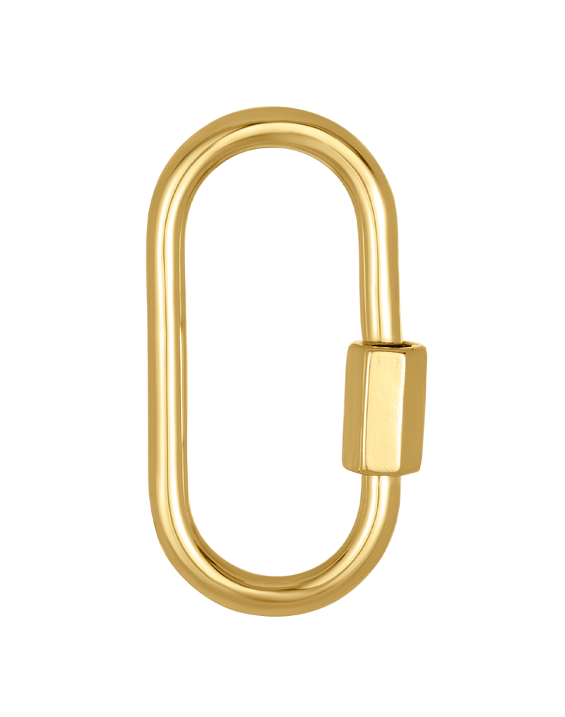 Oval Charm Lock – James Michelle